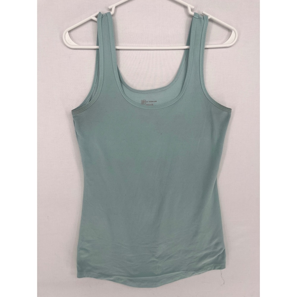 No Boundaries Women Mist Mint Green Scoop Neck Tank Top Size L 11-13 NJ18T006C